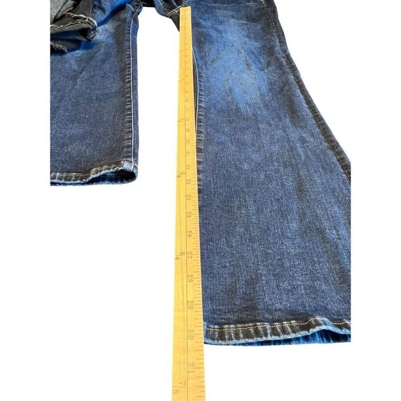 Soft Surroundings Ultimate Denim Flare Jeans Medium Wash Size 14 stretch - Picture 7 of 9